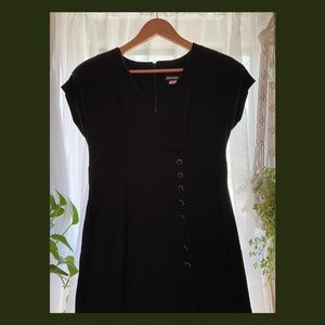 🎥90s Black Maxi Dress size 8 by john roberts🎥